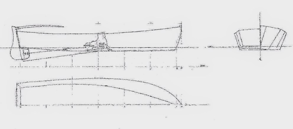 Village boat Shop 17 foot inboard diesel flat bottom skiff